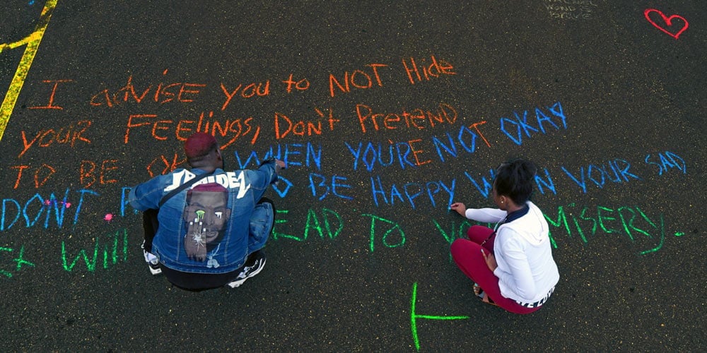 Chalk message